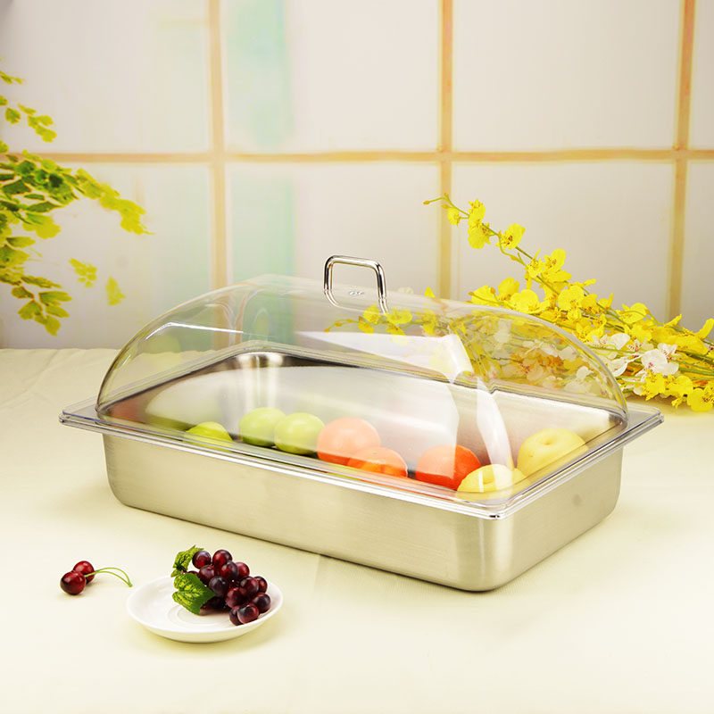 酒店商用自助餐餐厅餐具水果面包蛋糕点心展示盘带盖欧式熟食卤菜