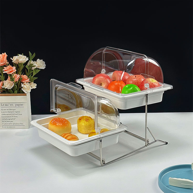 自助餐展示架欧式创意点心架糕点水果展示架带盖甜品台食品展示架