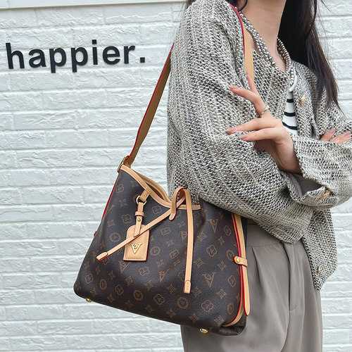 品牌女包老花中古Carryall托特包2025新款今年流行大容量斜挎包