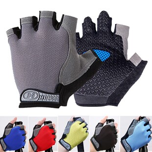 Outdoor Sports Half Gloves 骑行手套防滑耐磨 Finger Bicycle