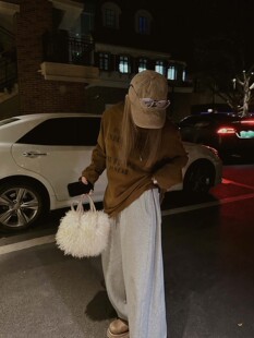 Relaxation 休闲卫裤 time 女冬季 380克加密绒束脚运动裤 MOERSHOP