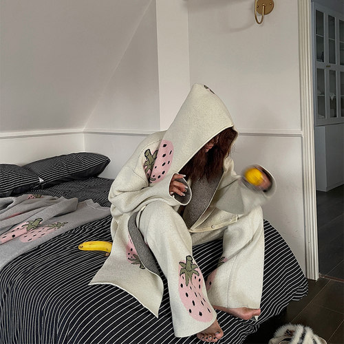 MOERSHOP兔绒针织三件套