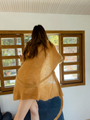 Moershop 针织外套 毛衣女慵懒风中长款 松弛感Lady 马海毛羊毛开衫