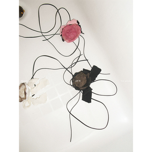 MOERSHOP 高阶玩家 多功能手工艺术花花饰品创意配饰系颈花项链