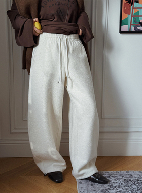 MOERSHOP  冬日神裤  御寒系列超厚挺阔版羊毛绒弯刀裤