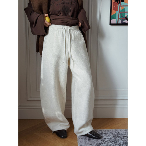 MOERSHOP  冬日神裤  御寒系列超厚挺阔版羊毛绒弯刀裤