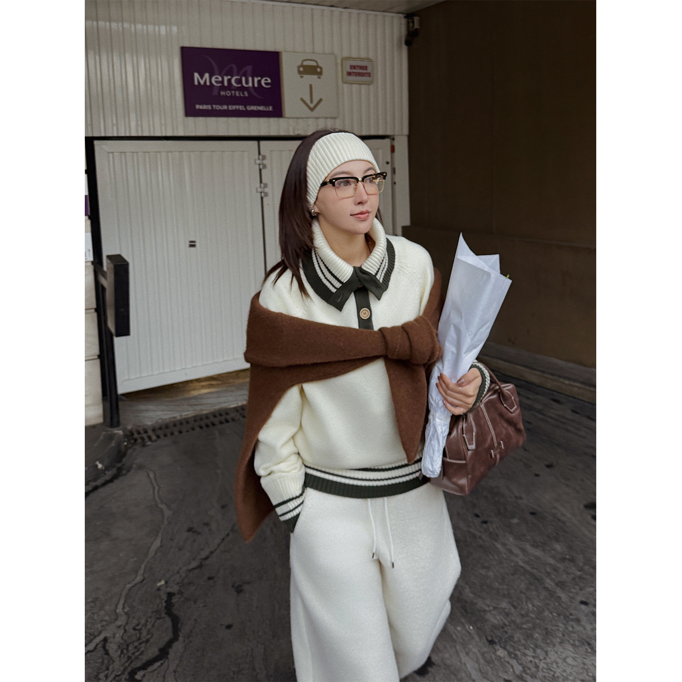 MOERSHOP 双12新品 经典系列暖肤澳毛高领拼色毛衣