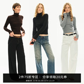 显瘦针织衫 修身 气质 慵懒高级感冬新款 SMIIILE羊毛高领毛衣女短款