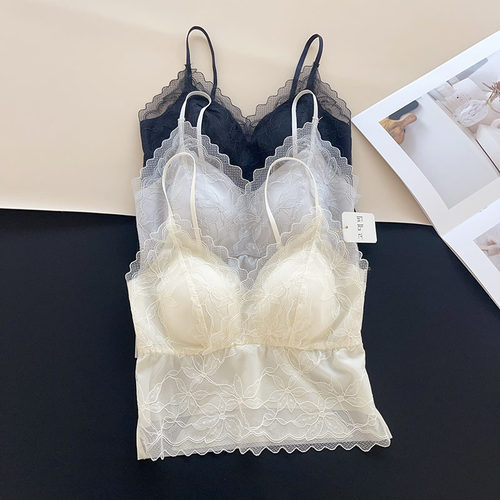 文胸薄款2025夏季新款纯欲风吊带