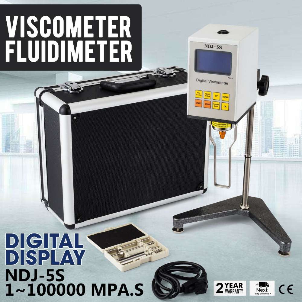 新品NDJ-5S数显粘度计可旋转液体粘度计可测量油脂液晶粘度计