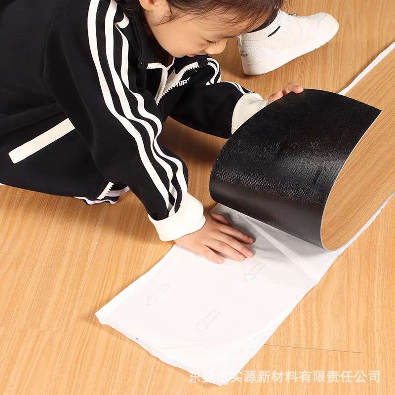PVC木纹加厚商用客厅改造自粘卧室专用环保地板贴直接铺 无甲醛