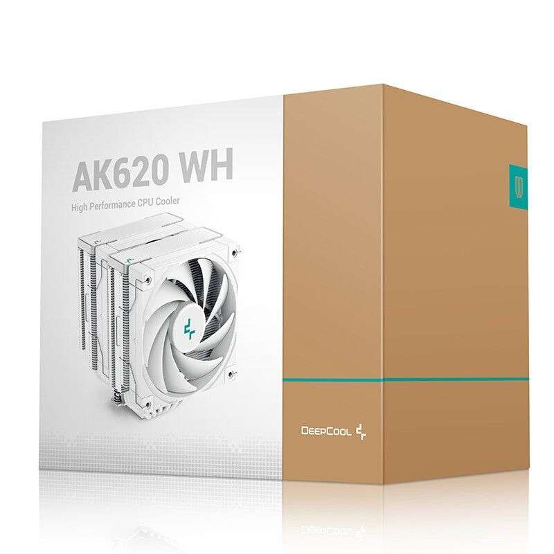 九州风神冰立方AK620/500双塔镀镍铜管12cm风扇静音电脑cpu散热器
