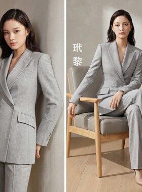 职场高级感西装套装2026西服外套正装时尚气质通勤职业装工作服