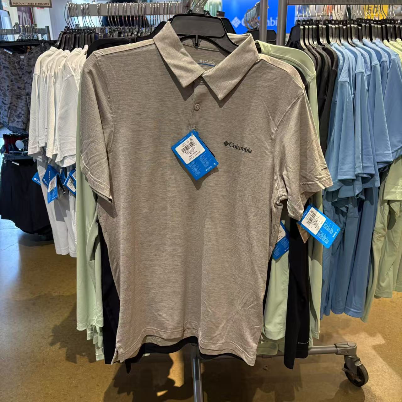 美国代购哥伦比亚男士防嗮50倍速干透气防晒polo衫两件减30