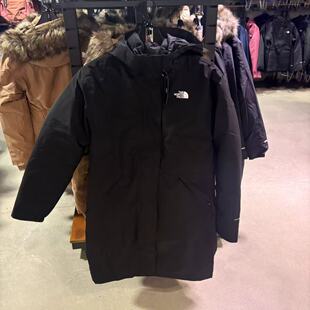 YY美国代购北面女士600蓬长款羽绒内胆三合一冲锋衣