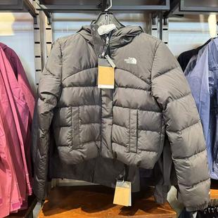 YY美国代购 TheNorthFace北面女士鹅绒保暖高级感连帽羽绒服600蓬