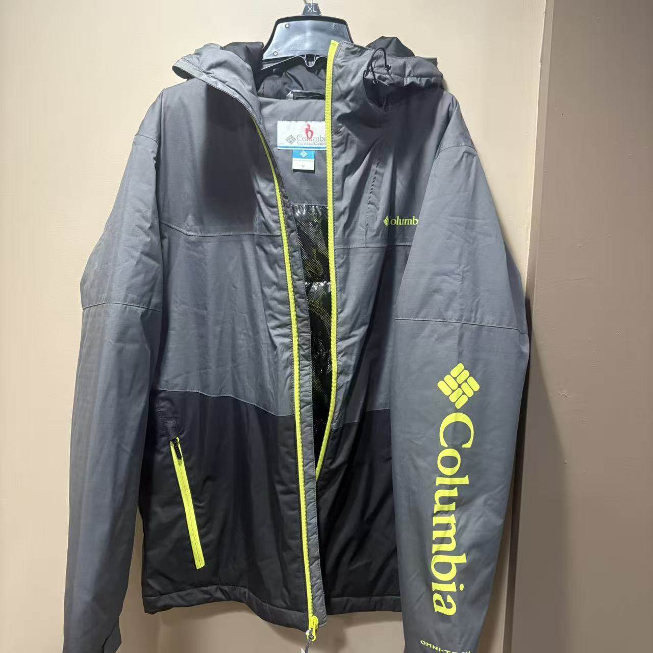 美国代购哥伦比亚男士加棉热反射冲锋衣