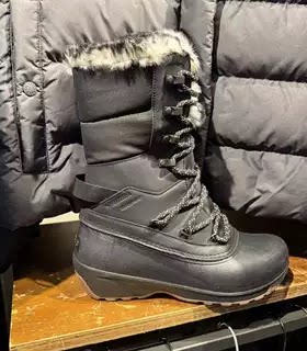 国内现货THENORTHFACE北面女士防水防雨雪反光棉靴