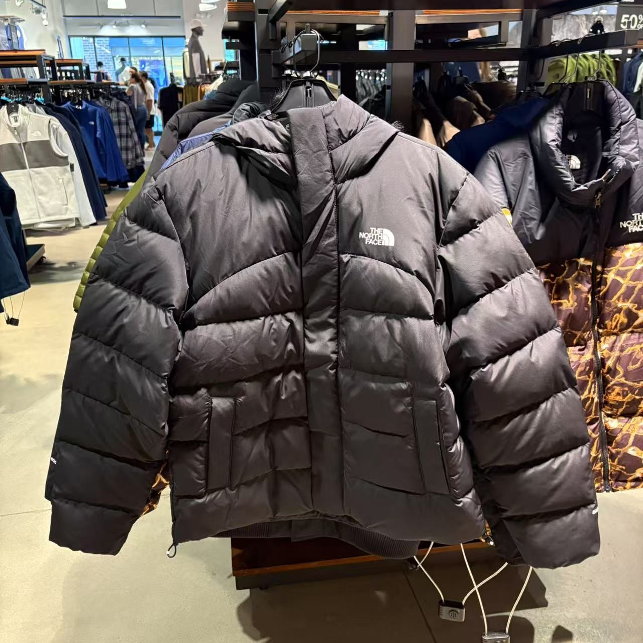 YY美国代购TheNorthFace北面男士鹅绒连帽羽绒服600蓬