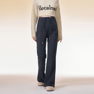 子冬装 ellieluke孕妇裤 加绒加厚糯米喇叭裤 冬季 秋冬外穿2025新款