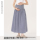 孕妈高级穿搭两穿格子裙春装 大码 半身裙春夏新款 ellieluke孕妇装