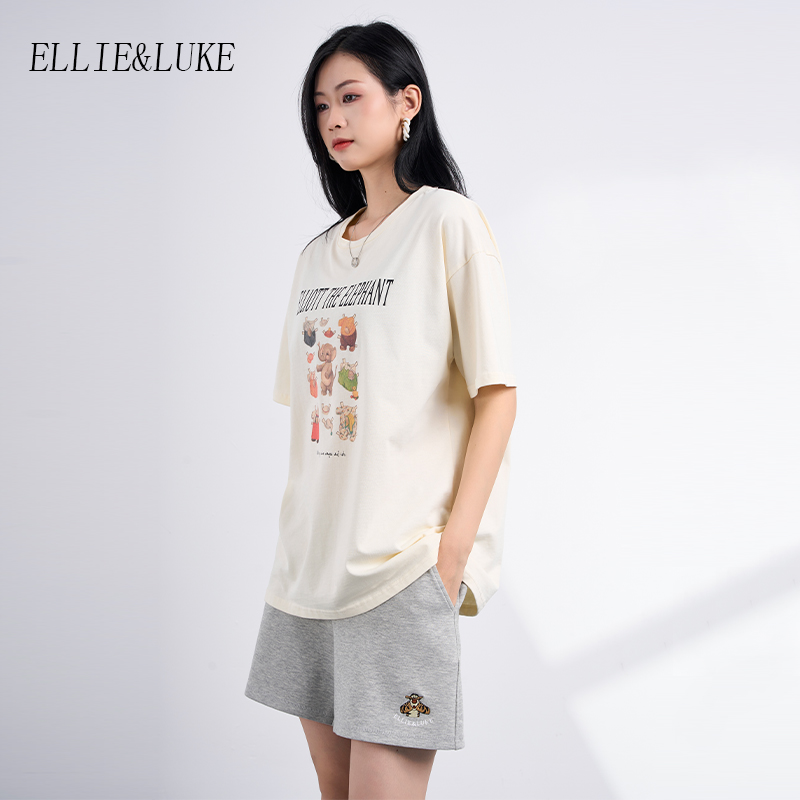 ellieluke孕妇装夏款2024新款外穿两件套装夏季薄款时尚休闲短裤 孕妇装/孕产妇用品/营养 套装 原图主图