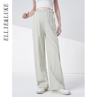 夏季 小个子休闲阔腿山本裤 2026新款 外穿薄款 夏装 ellieluke孕妇裤