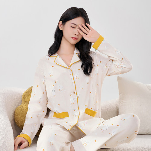 ellieluke月子服纯棉春秋款睡衣