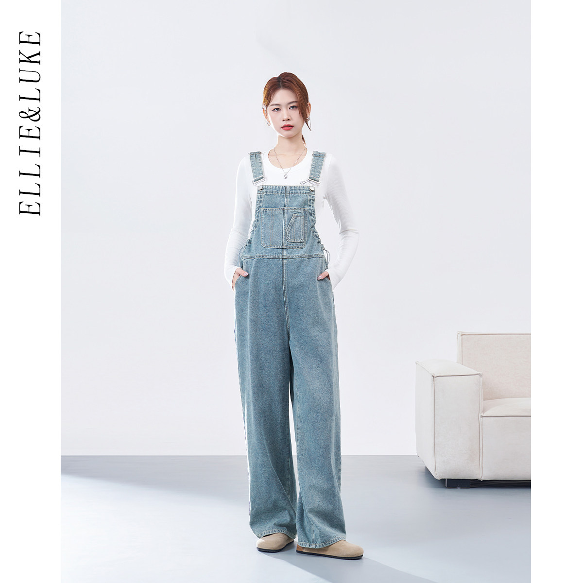 ellieluke孕妇背带裤春季外穿新款大码直筒阔腿裤春秋款牛仔裤子,孕妇装/孕产妇用品/营养,孕妇打底裤,淘宝优惠券,粉丝福利购,淘宝优惠卷