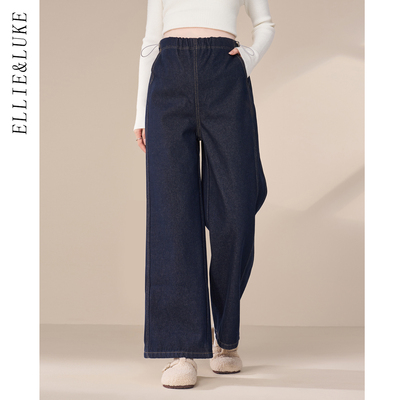 孕妇牛仔裤冬外穿加绒加厚保暖