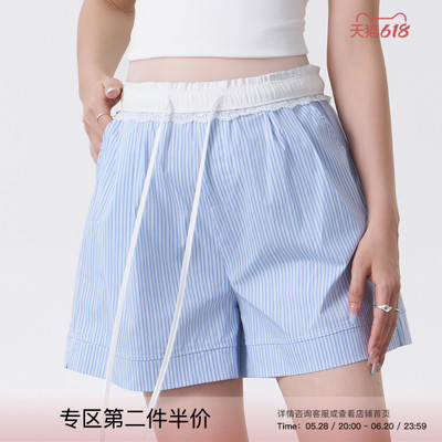 ellieluke孕妇裤子夏季外穿短裤