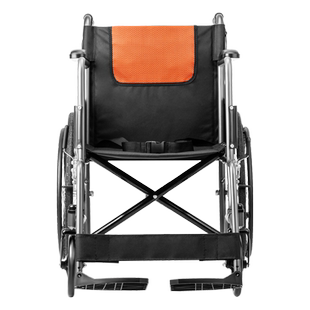 可孚轮椅轻便可折叠简易推车老人专用超轻代步手动便携式减震能椅