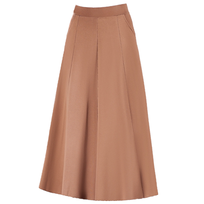 馨暖绒中长款8片百搭A字半身裙