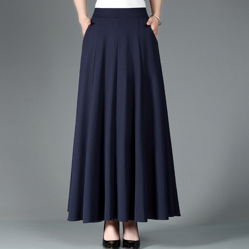 馨暖绒大摆显瘦半身裙垂坠不掉色