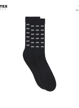 英国 Vertex Diss 黑色抗菌机能速干透气排汗运动骑行袜潮人袜