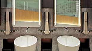 戴森Dyson新款 9KJ系列HU03干手器不锈钢一体烘手器写字楼静音款