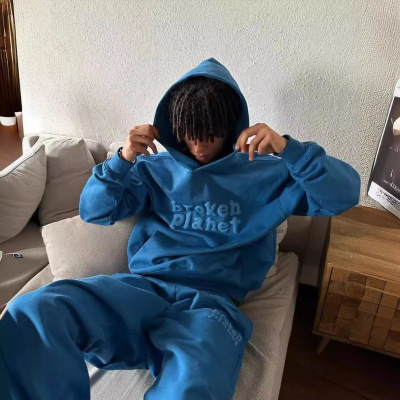 BrokenPlanet连帽卫衣发泡连帽衫