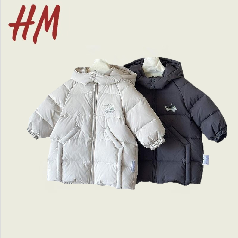 撤柜清仓特价宝宝羽绒服冬季新款婴幼儿羽绒外套90白鸭绒男童中长