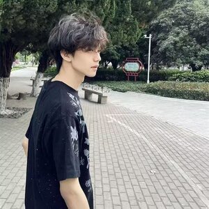新款满天星高级感纯棉短袖T夏季男士个性百搭情侣衫P38图片