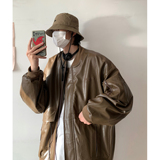 AB99*男士秋季棒球领皮衣P108控138，男装皮衣，星座617A(原A401)