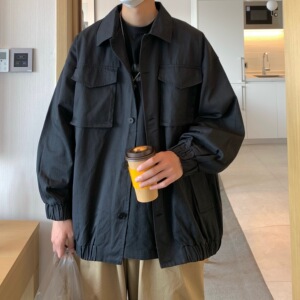 T125*2025秋季新款日系工装立体口袋男士夹克P98控128图片