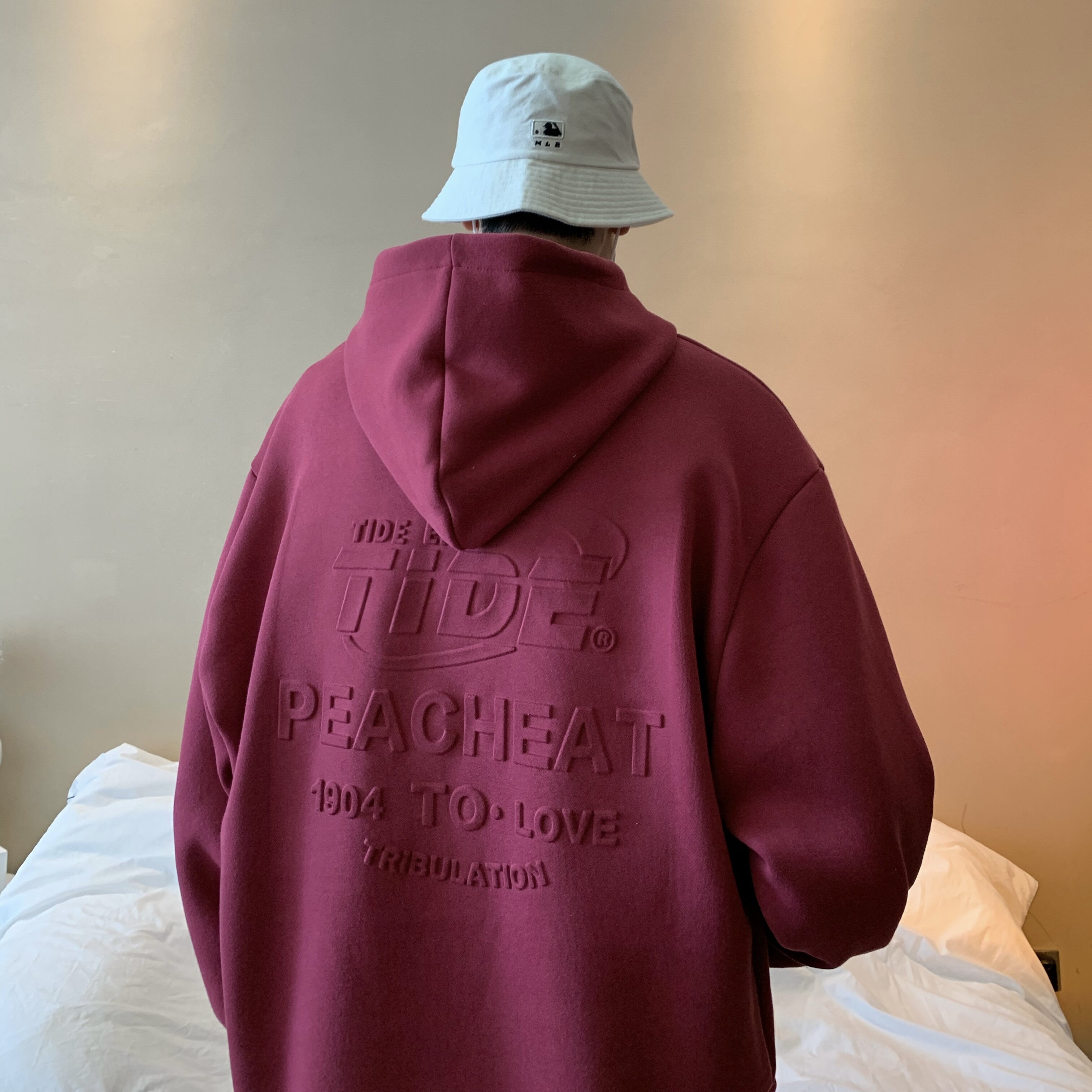 T170*男士新款连帽立体钢印套头卫衣（常规P78控98加绒P88控108）,男装卫衣,星座617A(原A401)