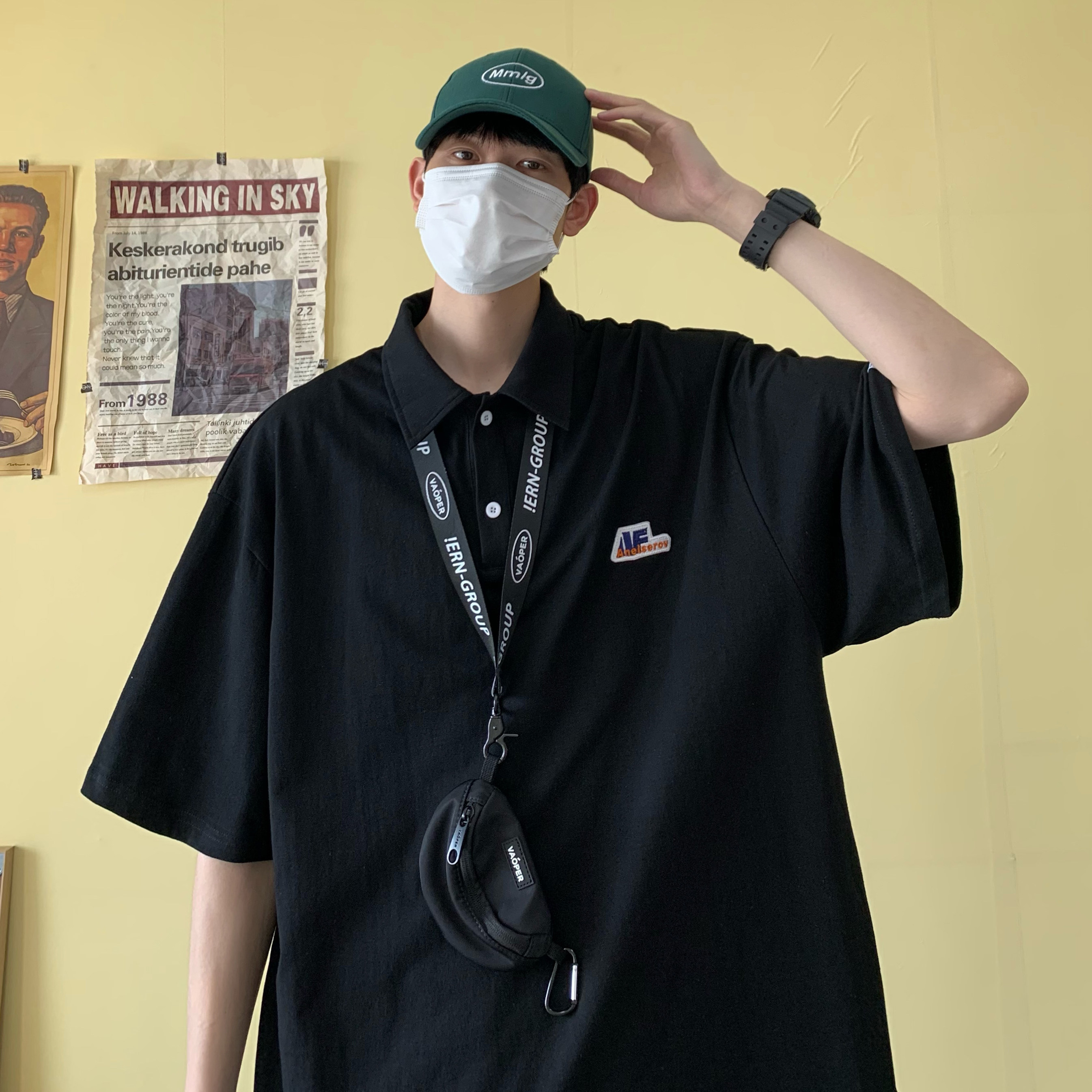 C75*22夏季男士宽松休闲polo上衣半袖polo衫P48(限价58）,男装T恤,星座617A(原A401)