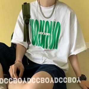 C73*新款高街半袖OV休闲五分袖短袖P28（控38）图片