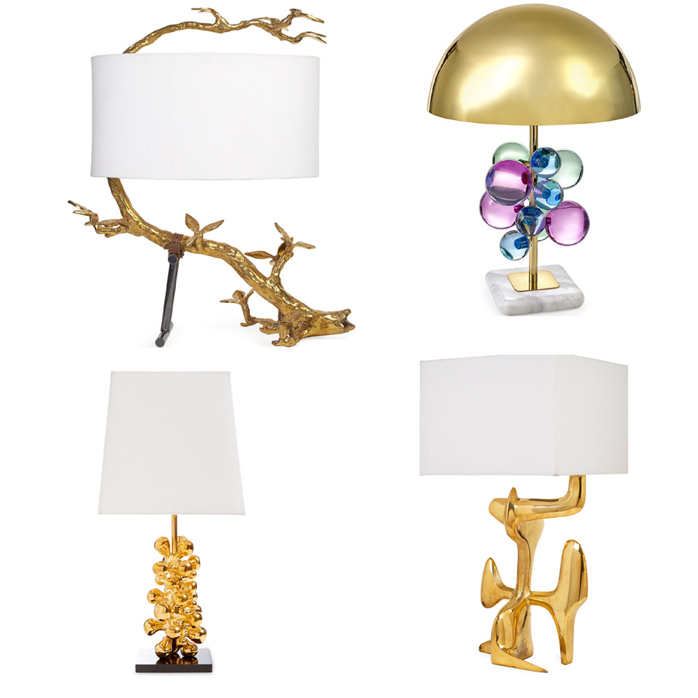 C444高清 欧美现代轻奢创意台灯 灯具 软装方案PPT 设计搭配资料