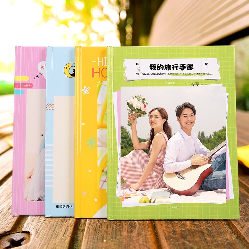 定&制 极简12寸硬壳精装相册自己设计照片书写真