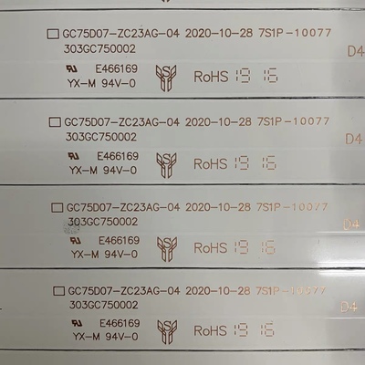 小米L75M5-4S灯条HFSX75D07-ZC23AG-03E 303HX750001E70401-01041