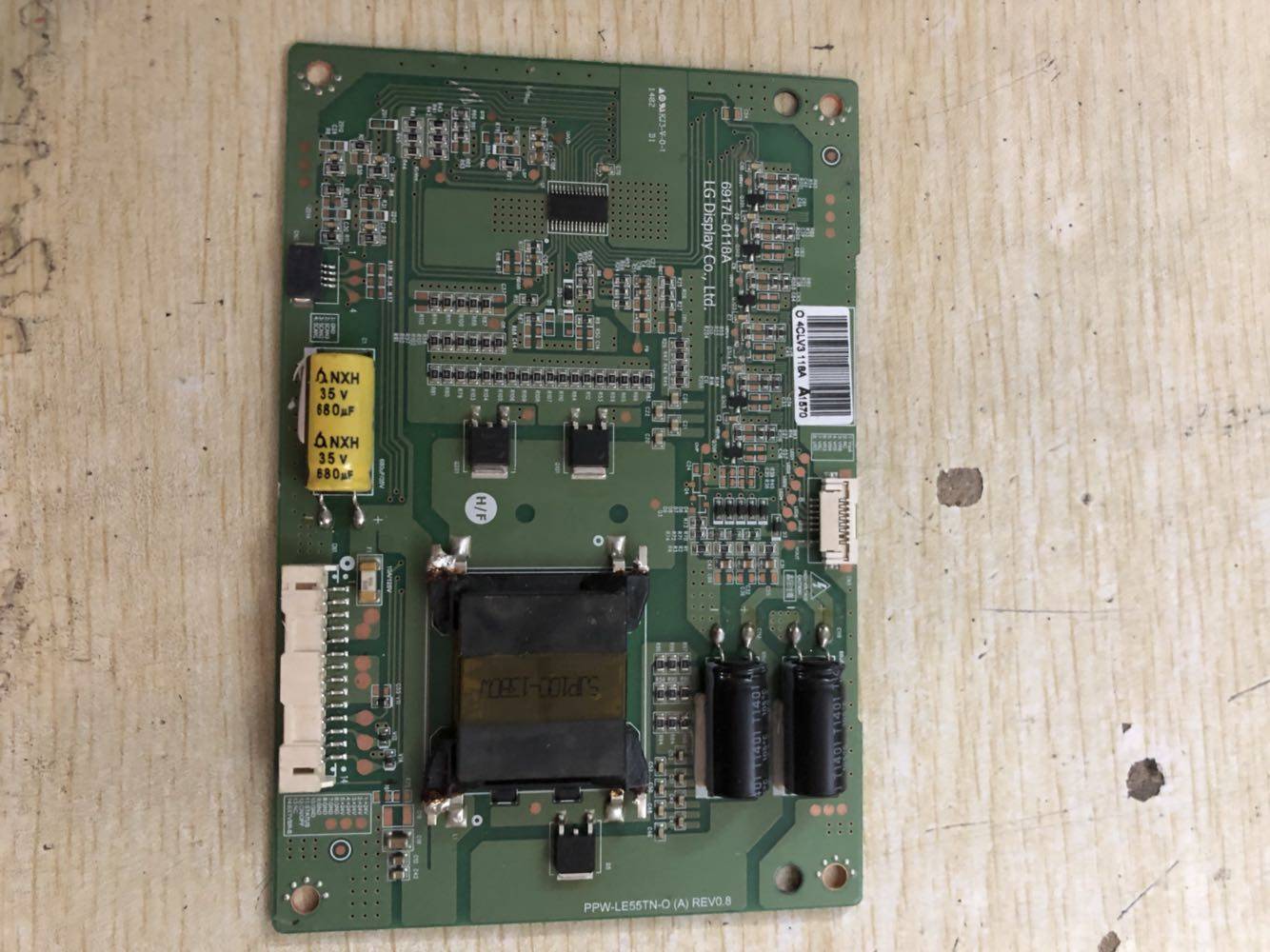 原装高压板6917L-0118A 6917L-0118B恒流板 PPW-LE55TN-O REV0.2