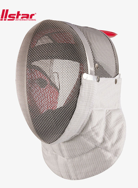 allstar奥斯达FIE1600N牛固定内衬佩剑比赛护面击剑面罩头盔AMI-S