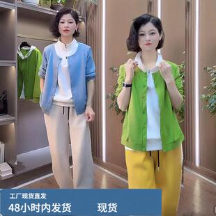 运动套装女2026新款早春流行超火大方得体气质ootd穿搭一整两件套